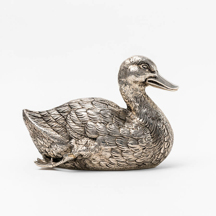 Duck in Sterling Silver